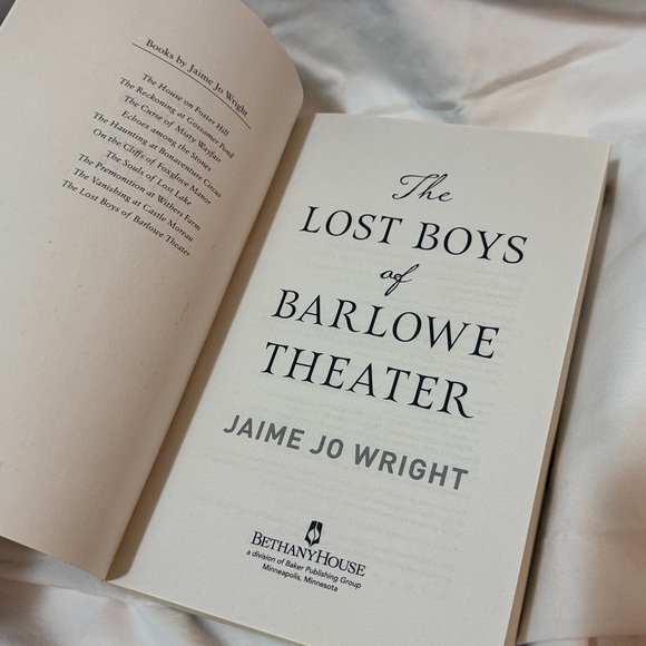“The Lost Boys of Barlowe Theater” Paperback book by Jaime Jo Wright - Picture 9 of 10